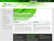 Tablet Screenshot of citic.es